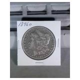 1896 O Morgan Silver Dollar