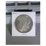 1921 Morgan Silver Dollar