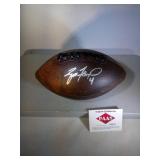 Brett Favre autographed football