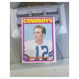 1972 Topps Roger Staubach rookie card
