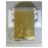 1992 Pro Mint 22k gold foil Nolan Ryan card