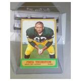 1963 Topps Fred Thurston Packers football card