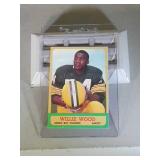 1963 Topps Willie Wood Packers rookie card