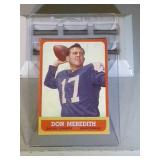 1963 Topps Don Meredith football card