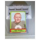 1963 Topps Sonny Jurgensen football card