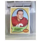 1970 Topps Len Dawson football card