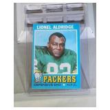 1971 Topps Lionel Aldridge Packer card