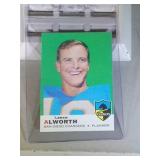 1969 Topps Lance Alworth football card