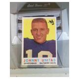 1959 Topps John Unitas football card