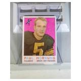 1959 Topps Paul Hornung Packers card