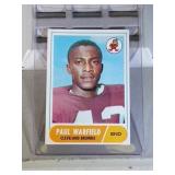 1968 Topps Paul Warfield football card