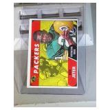 1968 Topps Bob Jeter Packer football card