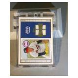 2002 Topps archives Phil Niekro game-worn jersey