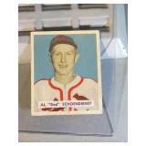 1949 Bowman Red Schoendienst baseball card