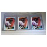 Lot of 3 1984 Topps Dwight Stephenson rookie cards