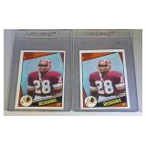 Lot of 2 1984 Topps Darryl Green rookie cards