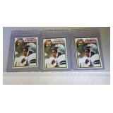 Lot of 3 1979 Topps Tony Dorsett cards