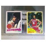 Lot of 2 Julius Erving cards