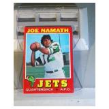 1971 Topps Joe Namath football card