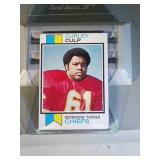 1973 Topps Curley Culp rookie football card