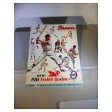 1962 Milwaukee Braves score card