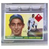 1955 Topps Sandy Koufax rookie card