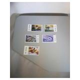 lot of 5 1996 MNH Great Lakes and WI stamps