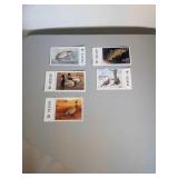 lot of 5 1999 MNH Great Lakes and WI stamps