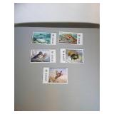 lot of 5 2005 MNH Great Lakes and WI stamps
