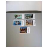 lot of 5 2008 MNH Great Lakes and WI stamps