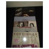 lot of 6 Classic Rock records as listed