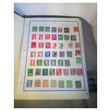 6 pages of older French stamps