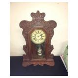 Ansonia Mantle Clock w/Eight day, half hour chime