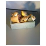 Marjolien Bastin-Blue 2 piece birds/spilled seeds