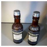 Guckenheimer Whiskey bottle salt/pepper shakers
