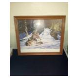 signed and number Wolf print "Shadow Crest"
