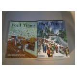 lot of 2 Ford Times - Jan and Feb 1963