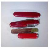 lot of 4 pocket knives