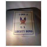 "I own a US Liberty Bond" poster