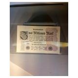 1923 German 2 million Mark note