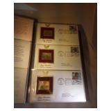 PCS Golden Replicas of US stamps-75 stamps