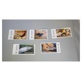 lot of 5 1997 MNH Great Lakes and WI stamps