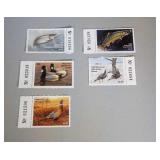 lot of 5 1999 MNH Great Lakes and WI stamps