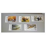 lot of 5 2003 MNH Great Lakes and WI stamps