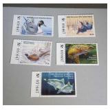 lot of 5 2004 MNH Great Lakes and WI stamps