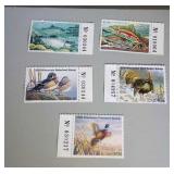 lot of 5 2005 MNH Great Lakes and WI stamps