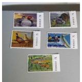 lot of 5 2007 MNH Great Lakes and WI stamps