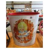 metal mothers little helper garbage can