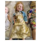 15" early doll marked usa jointed