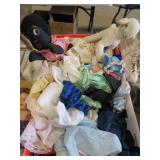 lg quantity of doll clothes etc.